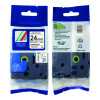 BROTHER TZE SEC TPE 24MM BLK/WHT