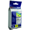 BROTHER TZE TPE 24MMX8M BLK/WHT TPE