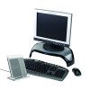 FELLOWES MONITOR STAND BLK/CLR