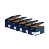 Bankers Box Decor Flip Top Box Grey (Pack of 5) 4483601