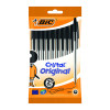 Bic Cristal Ballpoint Pen Medium Black (Pack of 10) 830864