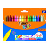 Bic Plastidecor Crayons Assorted (Pack of 24) 829772