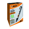 Bic 2300 Permanent Marker Chisel Tip Black (Pack of 12) 820926