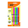 BIC HIGHLIGHTER GRIP CHISEL AST PK5