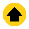 Social Distance Marker Directional Arrow 235mm SDM07
