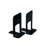 METAL LARGE DELUXE BOOKENDS BLACK