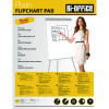 Bi-Office Plain Flipchart Pad A1 40 Sheet (Pack of 5) FL0125101