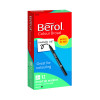 Berol Colour Broad Markers Black (Pack of 12) 2141502