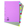 ELBA A4 CARD DIVIDERS 15 PART AST