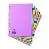 ELBA A4 CARD DIVIDERS 20 PART AST
