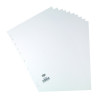 Elba 10-Part Divider 160gsm Manilla Multipunched A4 White 100204881