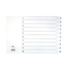 Elba Index 10 Part Number Landscape Mylar A3 White 400008095