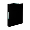 Elba 25mm Ring Binder Paper Over Board A4 Black (Pack of 10) 400033495
