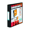Elba Panorama 25mm 2 O-Ring Presentation Binder A5 Black 100080885