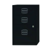 BISLEY 3 DRW HOME FLNG CABINET BLACK