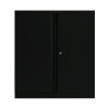Bisley 2 Door Cupboard Empty 914x470x1000mm Black KF78711