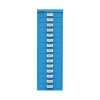 Bisley 15 Multidrawer Cabinet 279x380x860mm Azure Blue BY78741