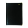 Collins Manager Diary Day Per Page Appointment Black 2022 1200V