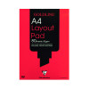 GOLDLINE LAYOUT PAD A4 WHITE GPL1A4