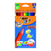 BIC KIDS ECOLUTION COL PENCILS PK12
