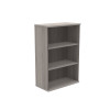 Bookcase 1204h x 800w x 400d 2 x Shelves (FSC) - Grey Oak