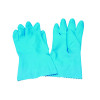 RUBBER GLOVES MEDIUM BLUE PK12