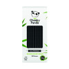 CHEEKY PANDA BAMB STRAW BLACK PK250