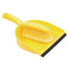 DUSTPAN AND BRUSH SET YELLOW