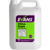 Evans Citrus Foam, Foaming hand & body wash [For 0044 Dispenser] per 5 Ltr (A181EEV2)