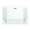 Durable Refill Calendar Pad, 59 x 42, White, Pack of 1