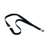 DURABLE LANYARD 15MM BLACK PK 10