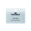 Durable Visitor Badge 60x90mm Transparent (Pack of 50) 999108008