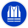 Durable Use Safety Vest Floor Sign 173506