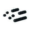 Durable Cavoline Cable Management Clip Mix (Pack of 7) Graphite 504137