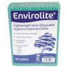 Envirolite Lightweight 480x360mm Green All Purpose Cloths (Pack of 50) ELF500
