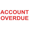 COLOP PRNTR 20 ACCOUNT OVERDUE RED