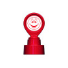 COLOP Motivational Stamp Happy Face Red (Impression size: 22 x 22mm) MOTIVSM