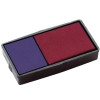 COLOP 6/4912/2 Replacement Ink Pad Blue/Red (Pack of 2) 6/4912/2
