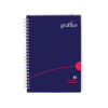 Graffico Polypropylene Wirebound Notebook 140 Pages A5 500-0505