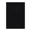 EDUC A4 STRETCH BOOK BLACK 2X25 PK50