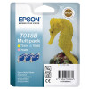 Epson T0487 Black/Cyan/Magenta/Yellow/Light Cyan/Light Magenta Inkjet Cartridges C13T04874010/T0487