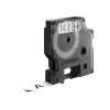 DYMO D1 LABEL TAPE 12MMX5.5M BLK/WHT