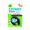 DYMO LETRATAG PLAS TAPE 12MMX4M WHT