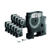 DYMO D1 LAB TAPE 12X7MM BLK/WHT PK10