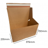 Ecommerce Brown Postal Box 375x255x150mm Intergrated Peel & Seal (10ECOM05) - Per 20