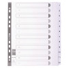 Exacompta Guildhall Mylar Index 1-12 A4 White MWD1-12Z