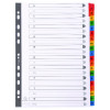 Exacompta Guildhall Mylar Index Coloured Tabs 20-Part A-Z A4 White 1111E