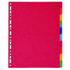 Exacompta Pressboard Dividers 10-Part A4 Maxi 2410E