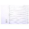 Exacompta Guildhall Mylar Index 1-10 A3 White MWD1-10A3Z