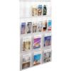 HELIT WALL DISPLAY 18 POCKETS CLEAR